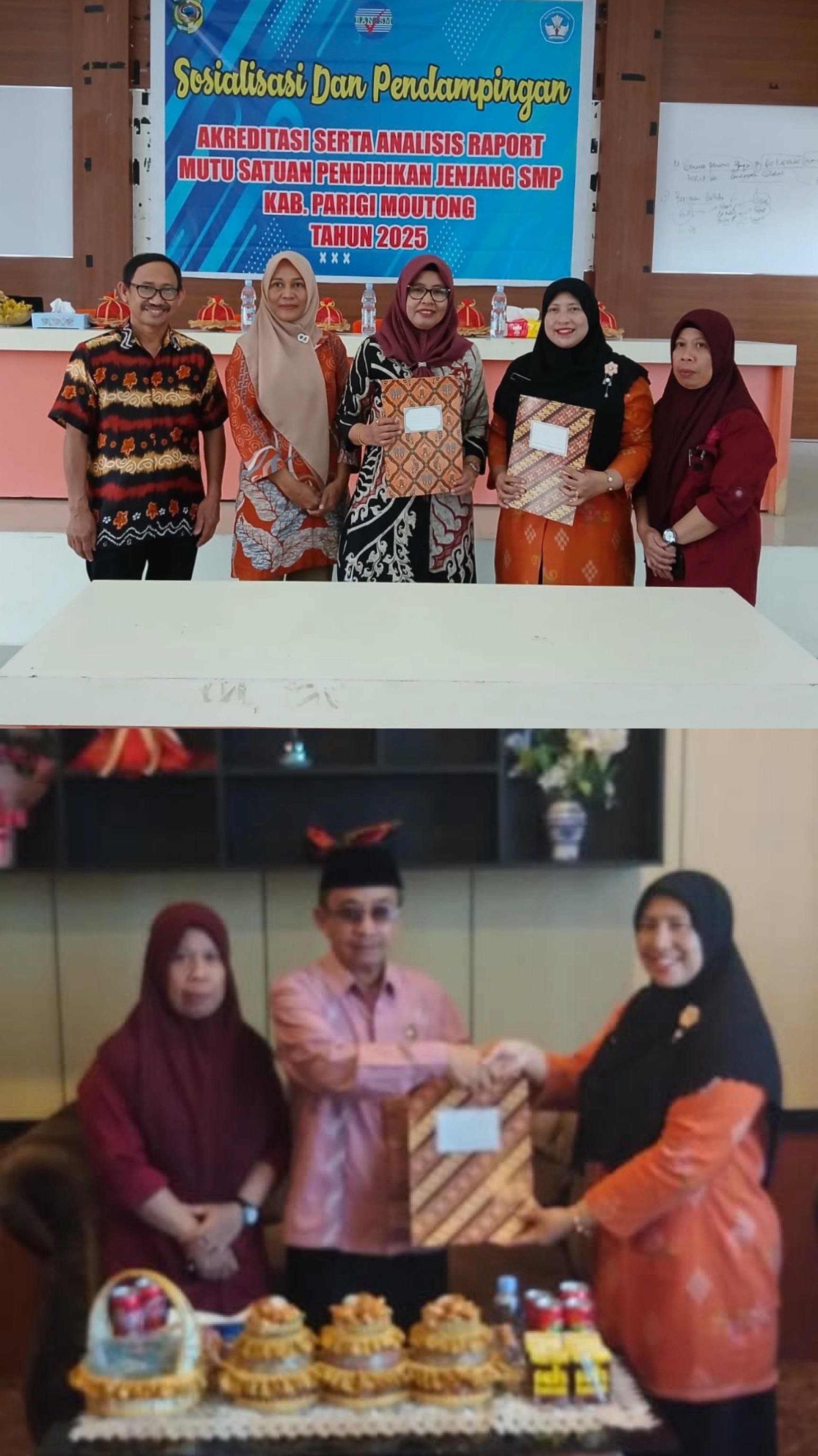 KEMITRAAN BAN-PDM DENGAN DINAS PENDIDIKAN DAN KEBUDAYAAN SERTA KEMENTERIAN AGAMA KAB. PARIMO