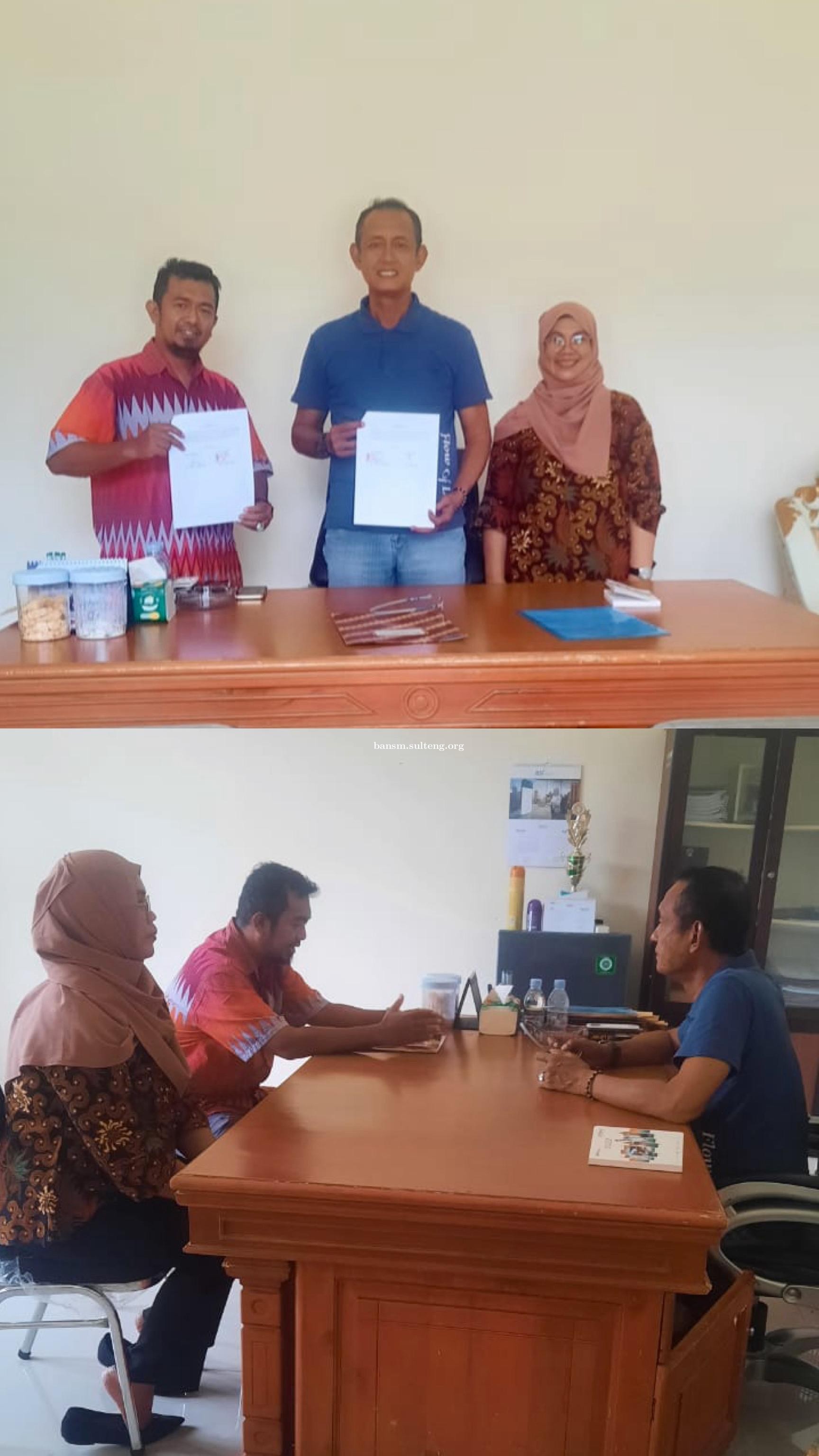 KEMITRAAN BAN-PDM PROV. SULAWESI TENGAH DENGAN DINAS PENDIDIKAN DAN KEBUDAYAAN KABUPATEN SIGI