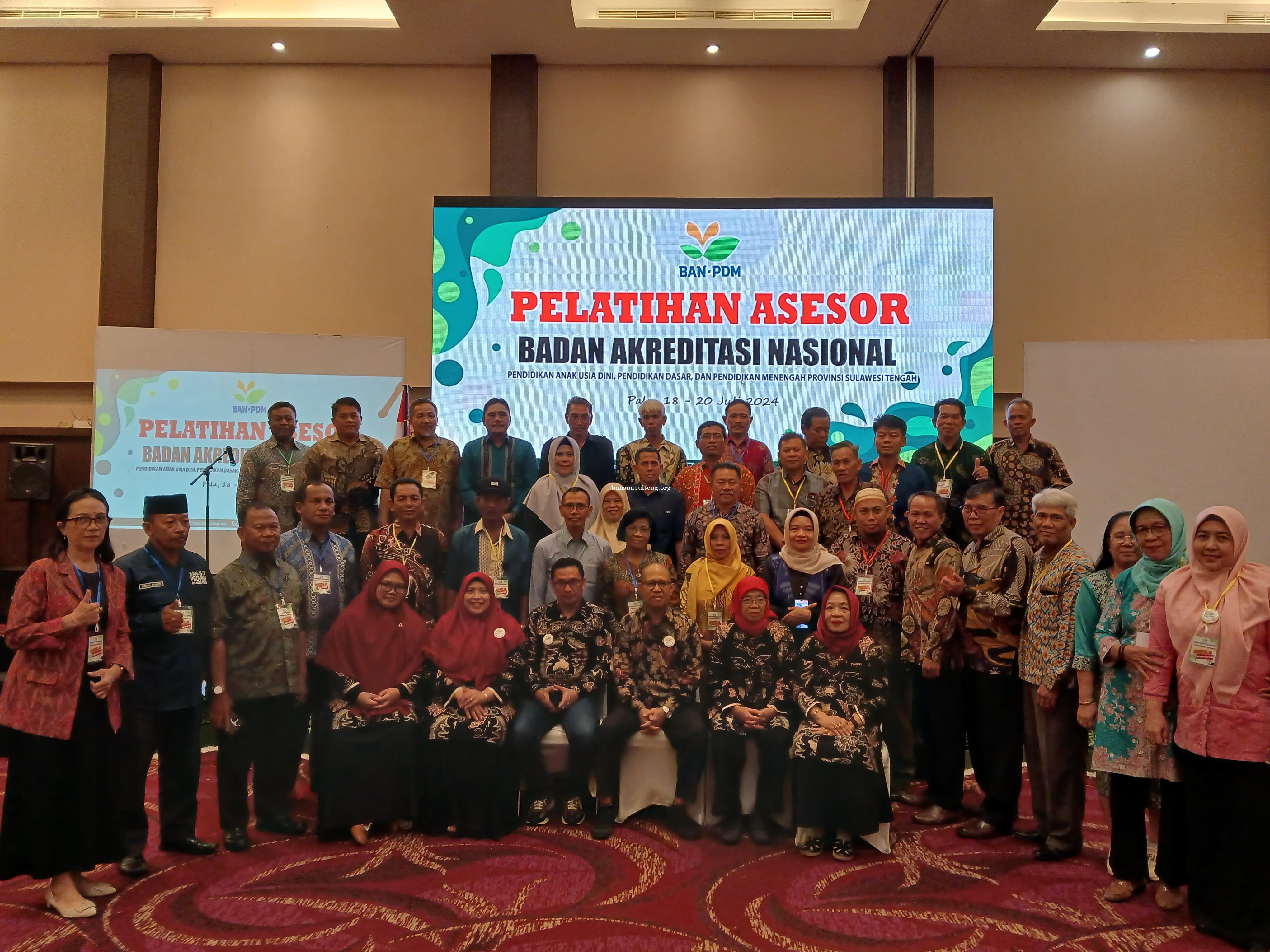 PELATIHAN ASESOR BAN-PDM PROVINSI SULAWESI TENGAH TAHUN 2024