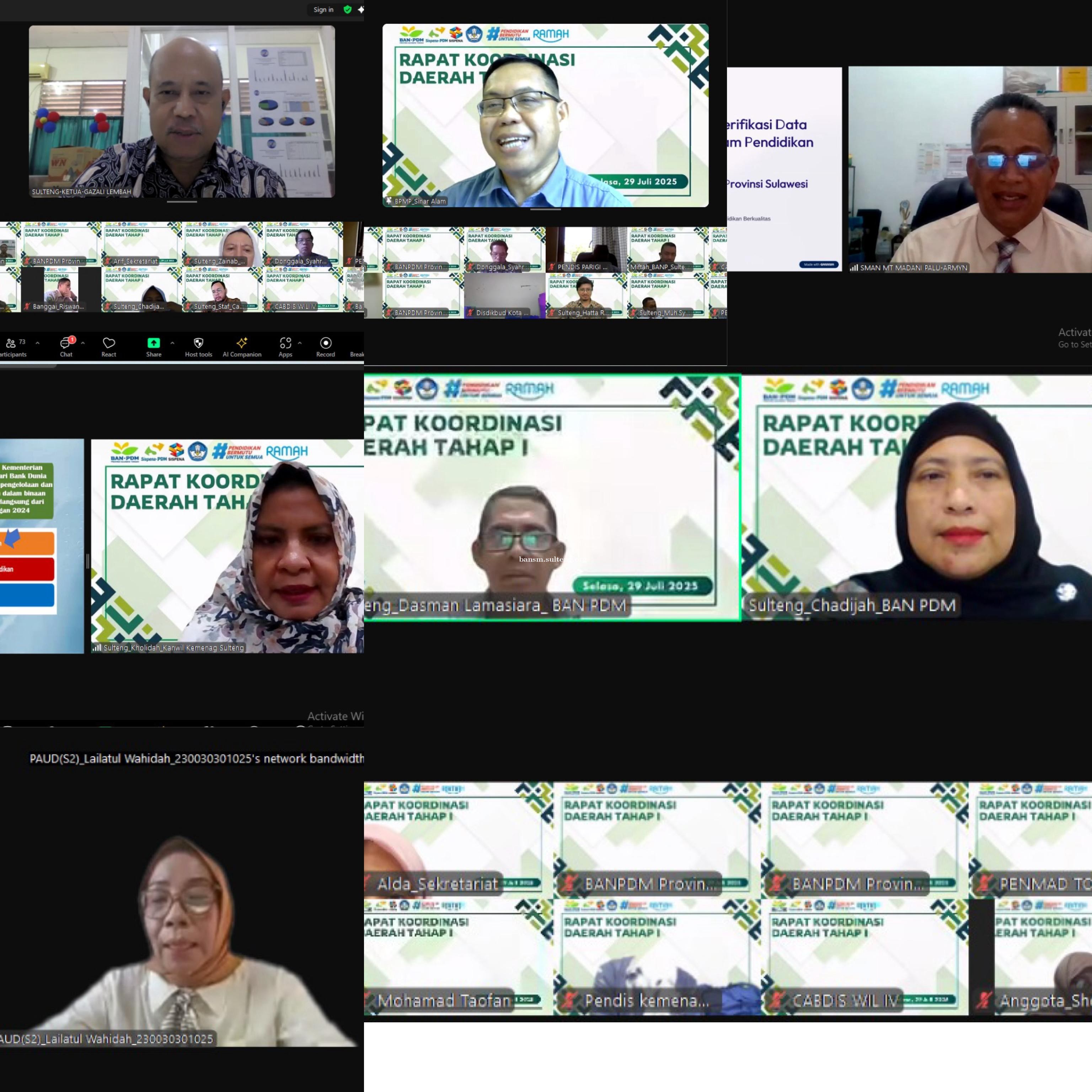 RAPAT KOORDINASI DAERAH (RAKORDA) TAHAP I 2025