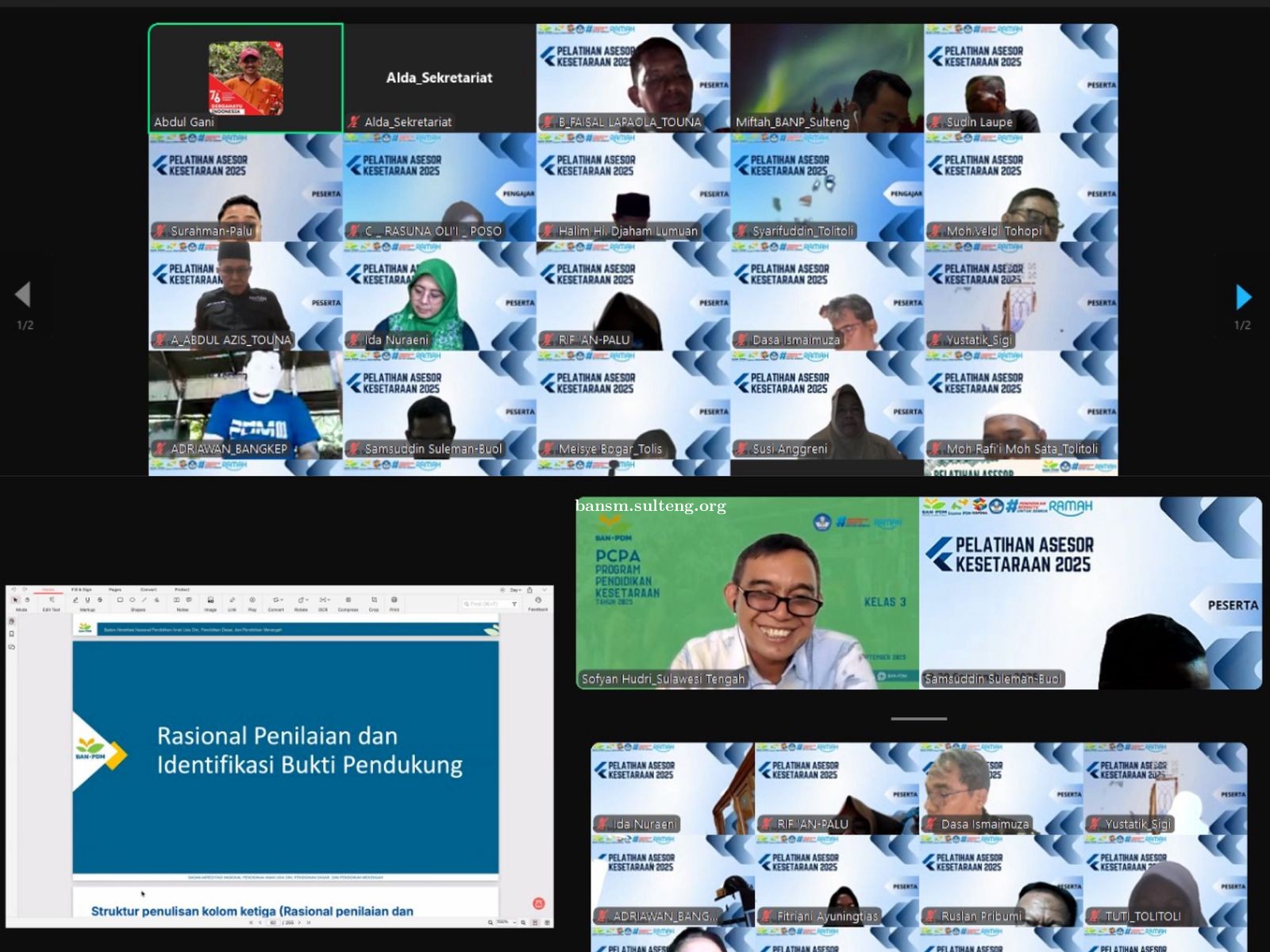 PELATIHAN ASESOR PROGRAM PENDIDIKAN KESETARAAN 2025