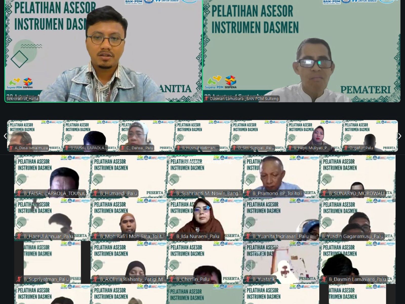 PELATIHAN ASESOR INSTRUMEN DASMEN TAHUN 2025