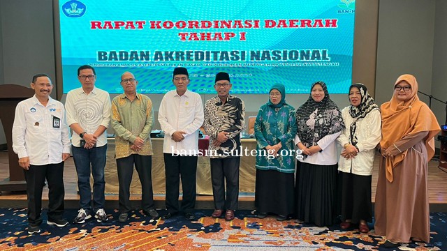 RAPAT KOORDINASI DAERAH TAHAP I BAN-PDM PROVINSI SULAWESI TENGAH