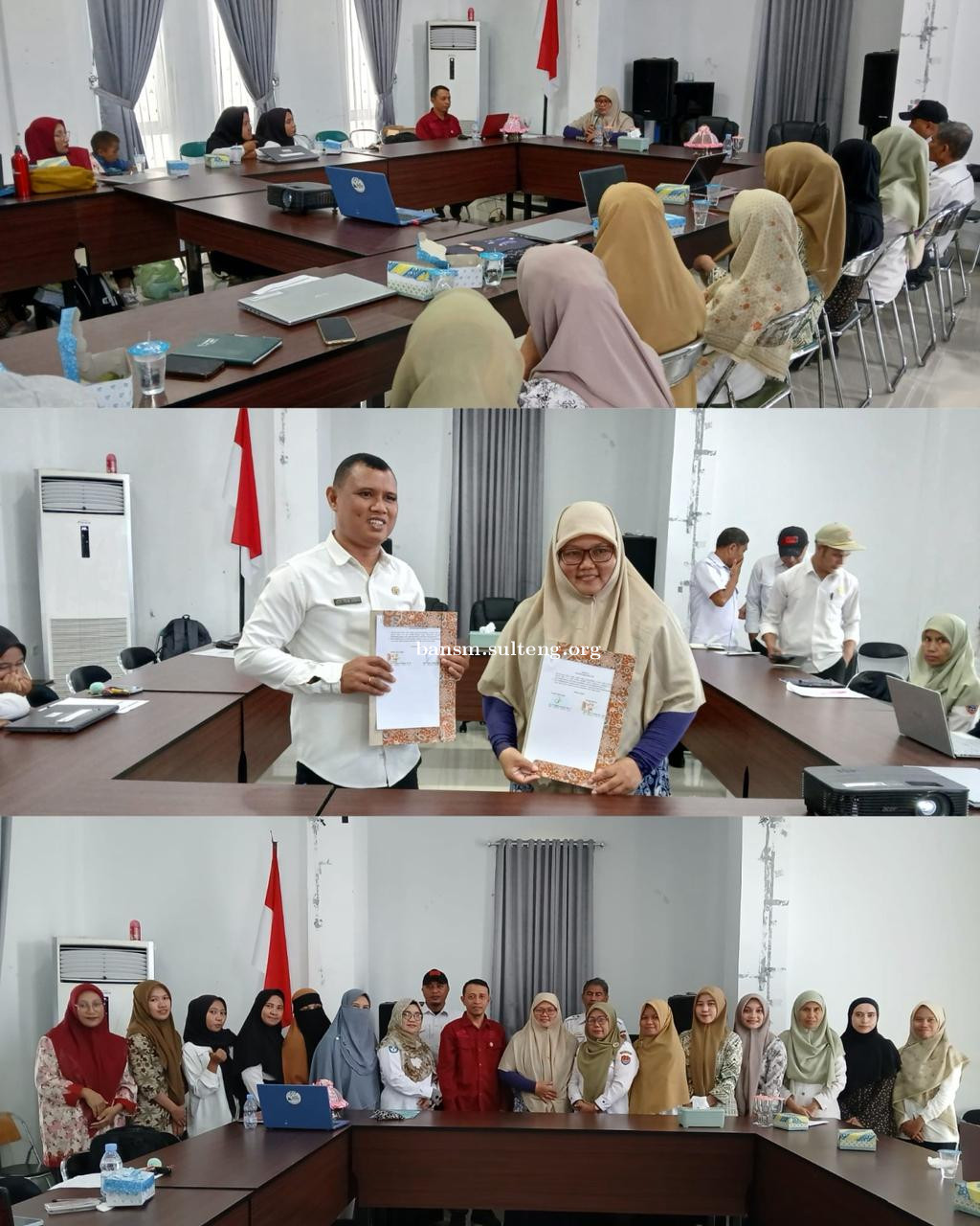 SOSIALISASI DAN KEMITRAAN AKREDITASI BERSAMA DINAS PENDIDIKAN PEMUDA DAN OLAHRAGA KAB. BANGGAI LAUT
