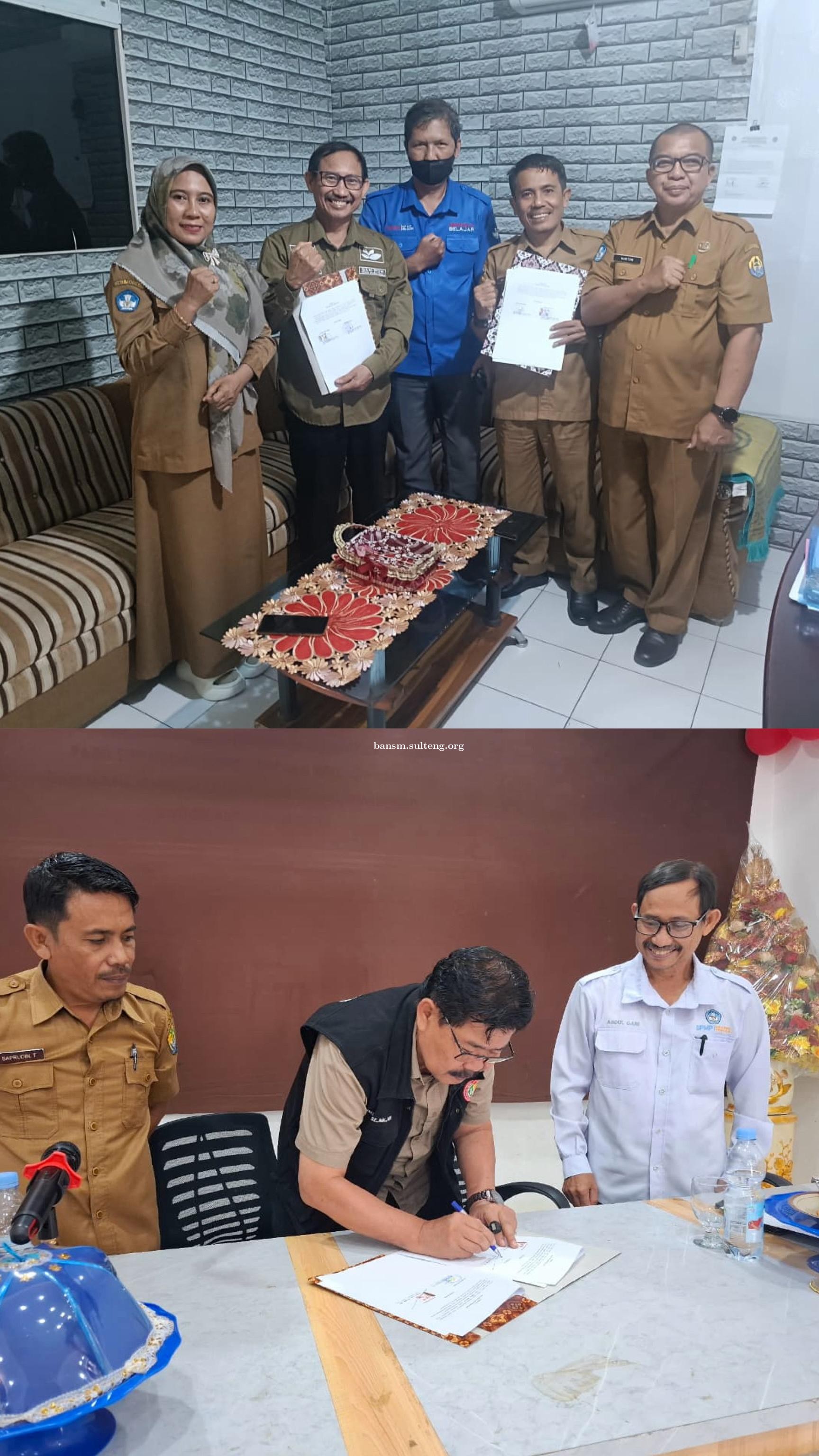 KEMITRAAN BAN-PDM PROV. SULTENG DENGAN DINAS PENDIDIKAN DAN KEBUDAYAAN KAB. TOLI-TOLI